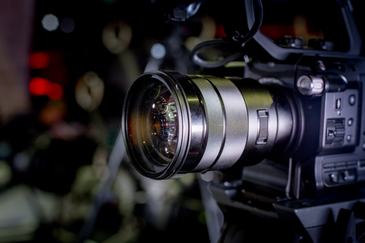 Close Up Of A Camera Lens